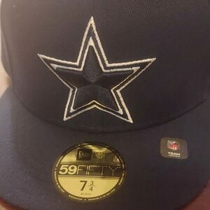 New Era Blue 59FIFTY Cowboys Star Cap